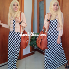 checkers dress